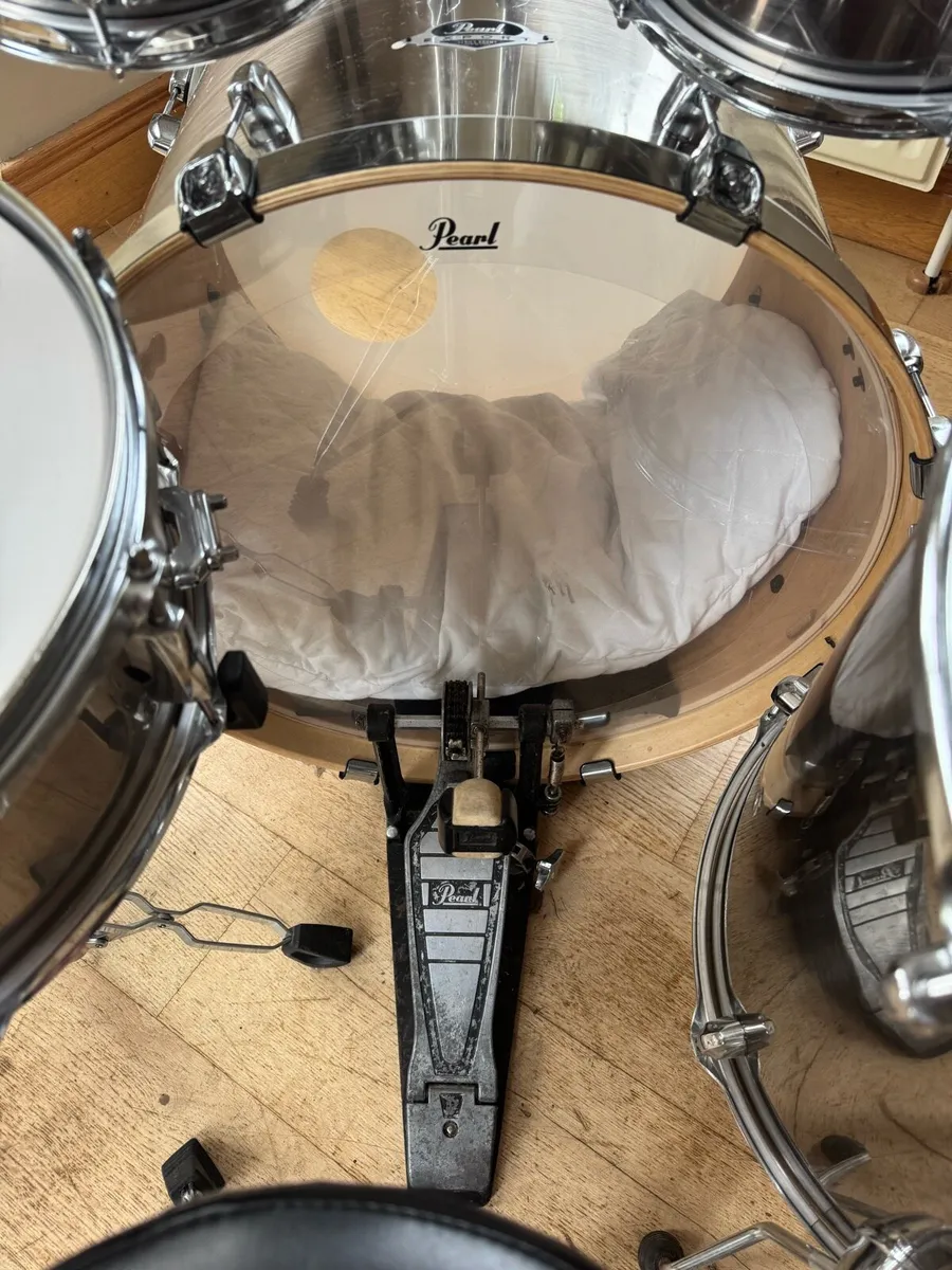 Pearl Export Drum Kit+Sabian Cymbols-Full set up - Image 4