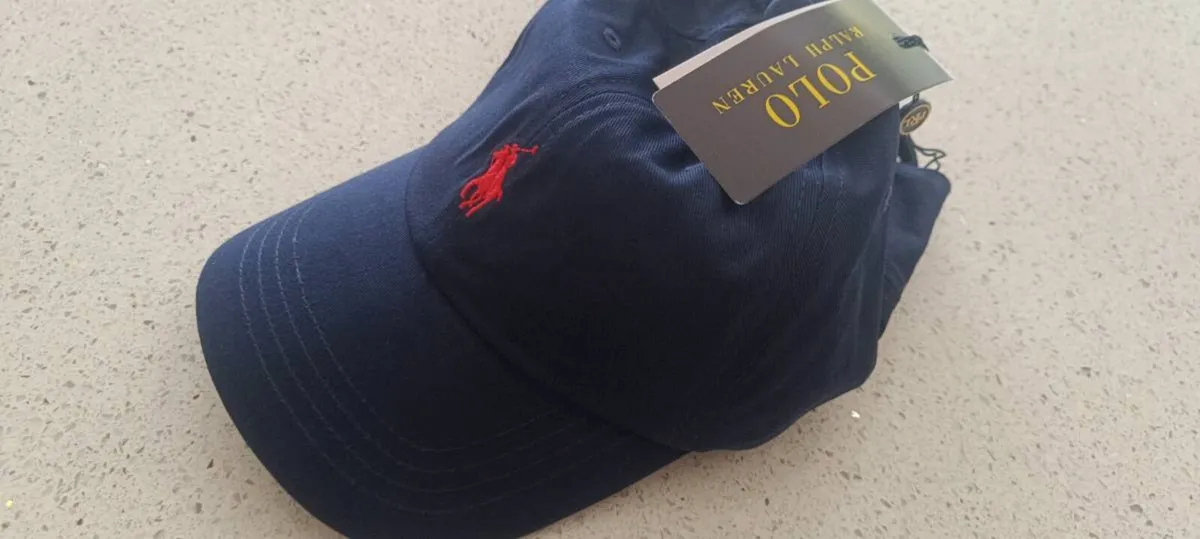 Ralph Lauren Cap Navy/ Red Logo - Image 2