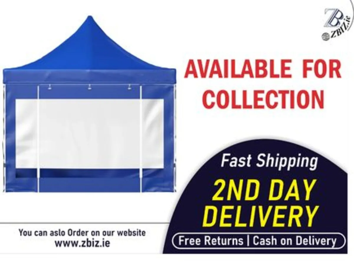 10x10 Gazebo Pop Up Waterproof Tent Sides - Image 1