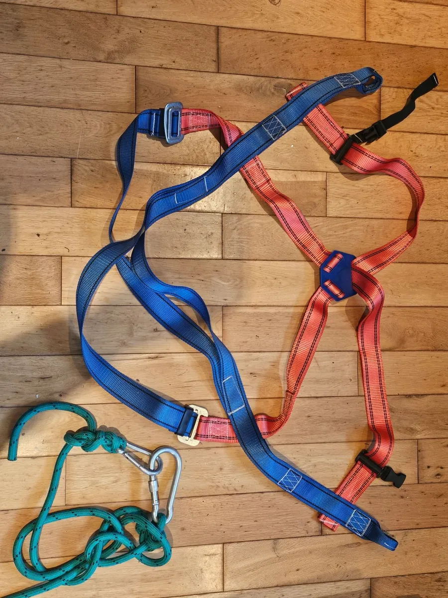 Safety Harness web lanyard roofers Heavy Duty adj