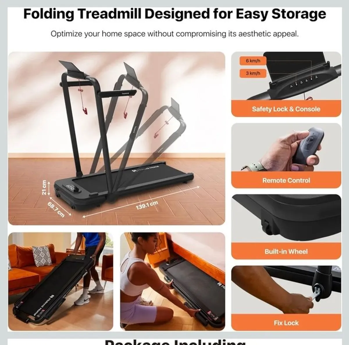 Folding Threadmill Running &  Walking Pad - Image 4