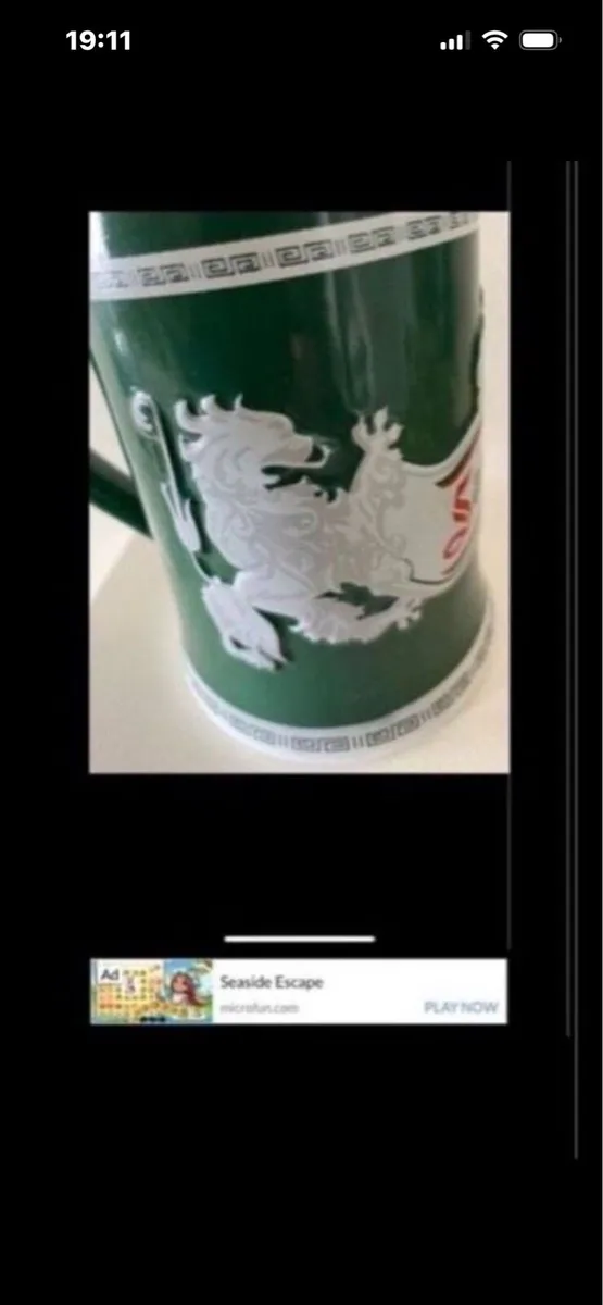 Rare San Miguel Ceramic Tankard - Image 2