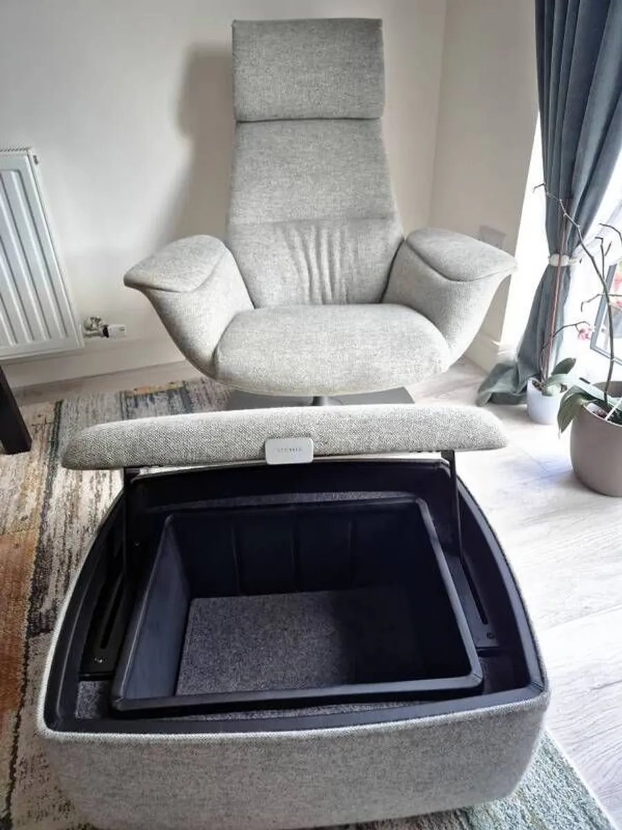 Authentic Coalesse Massaud Lounge Chair & Storage Ottoman (Designer) - Image 4