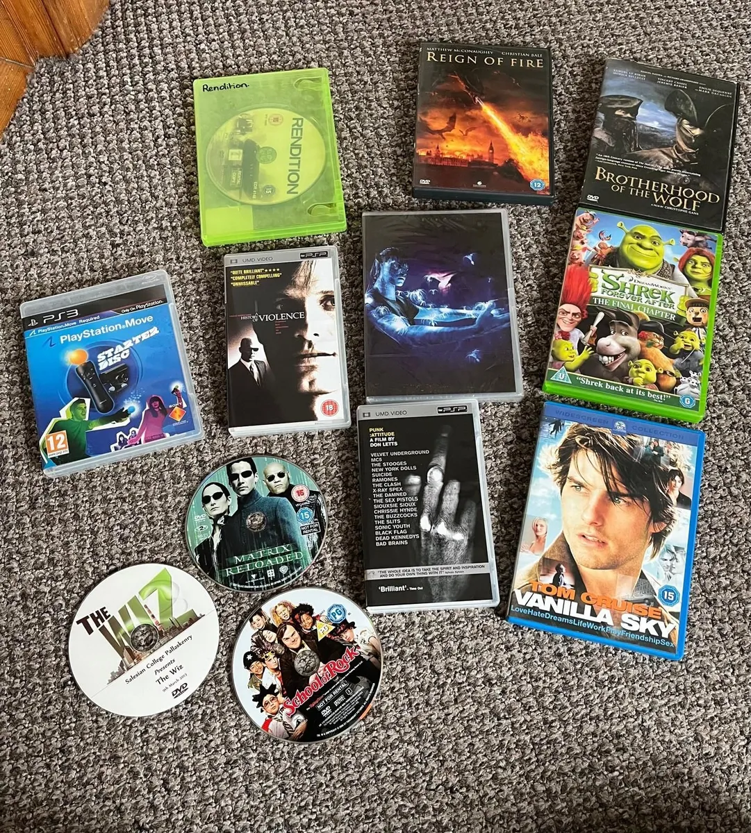 JOBLOT OF 71 game discs and 12 DVD discs - Image 4