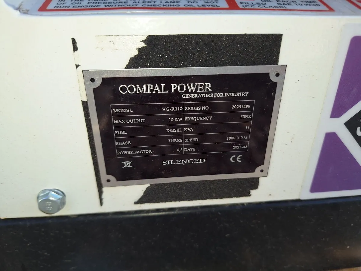 Compal VG-R110 11kva generators - Image 4