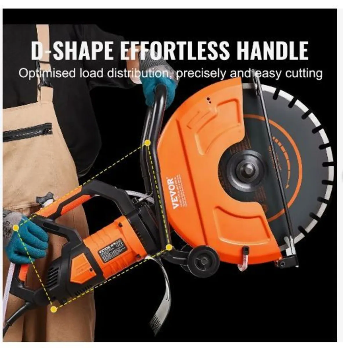 16"/40.6 cm Electric Concrete Saw - Image 4