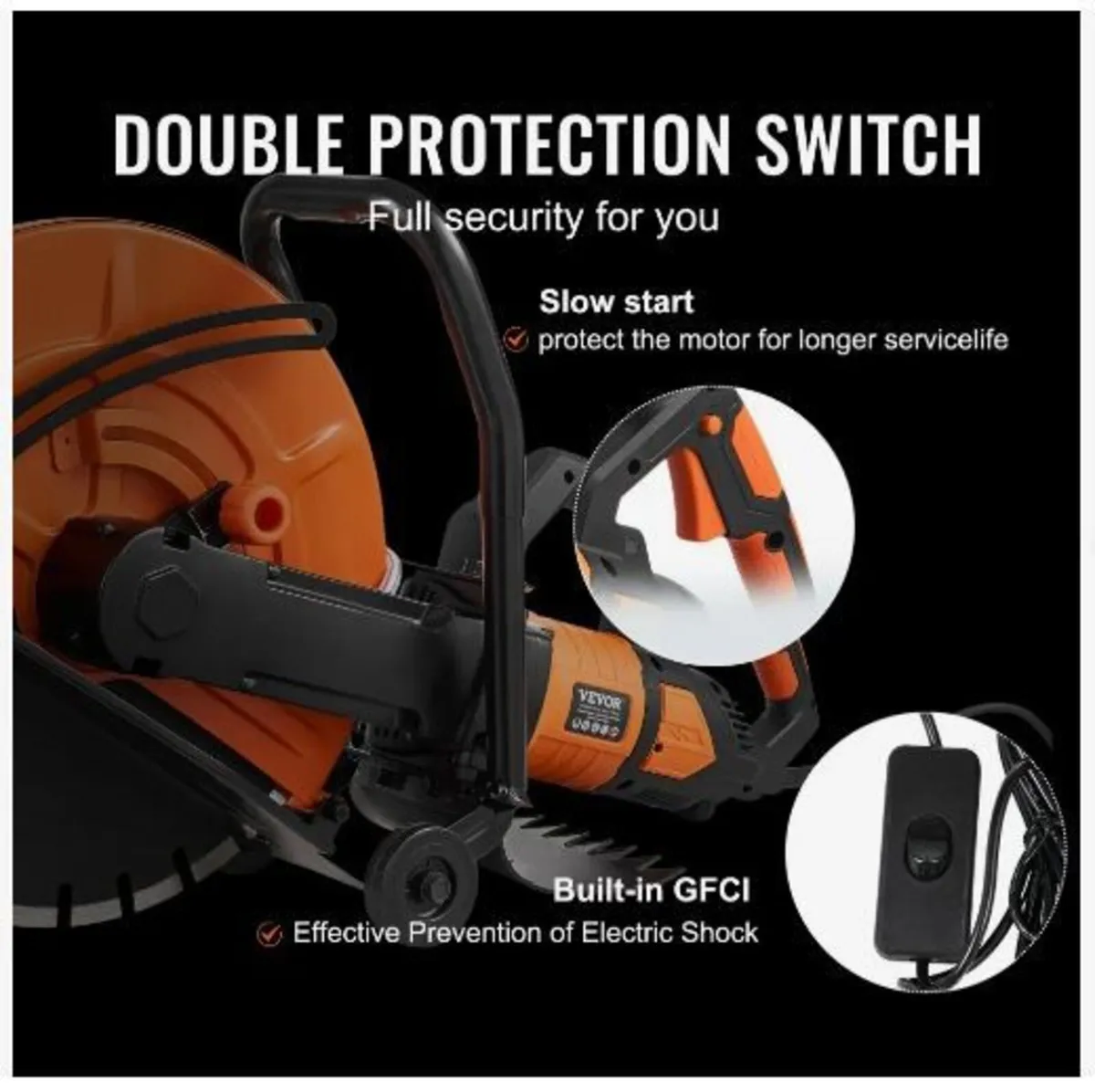 16"/40.6 cm Electric Concrete Saw - Image 2