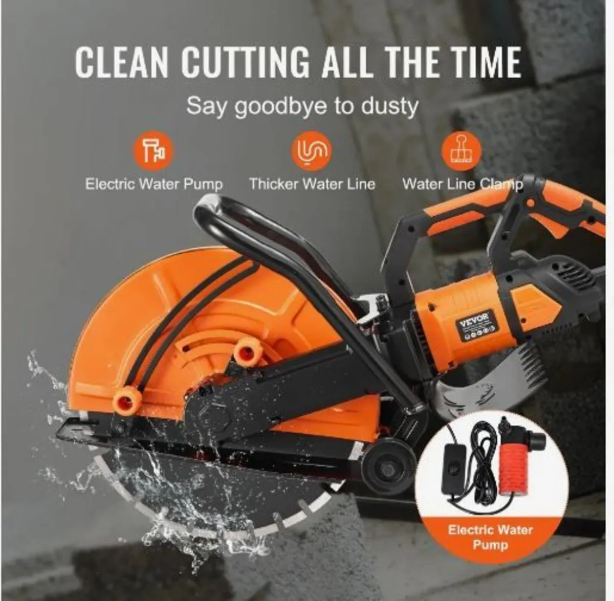 16"/40.6 cm Electric Concrete Saw - Image 3