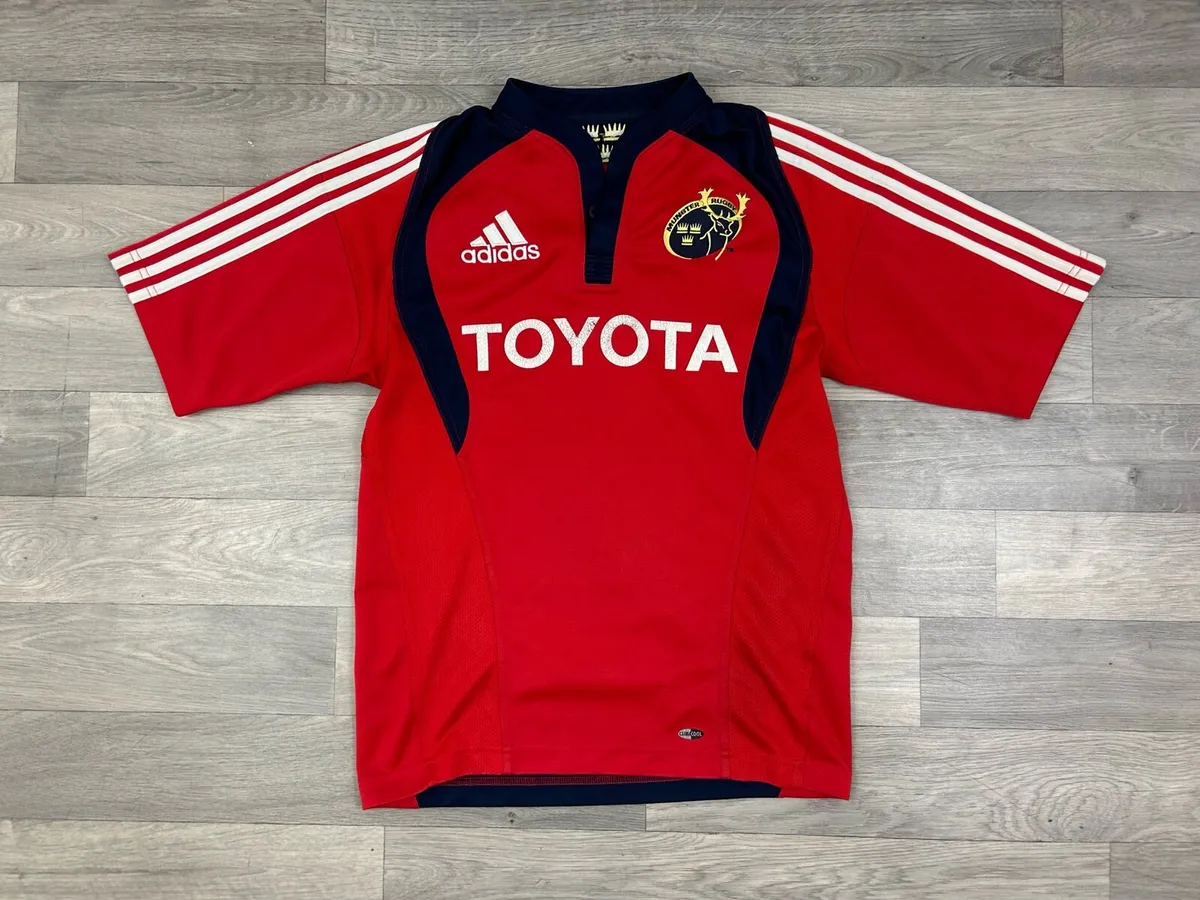 Vintage 2007 Adidas Munster Rugby Jersey Shirt - Image 1