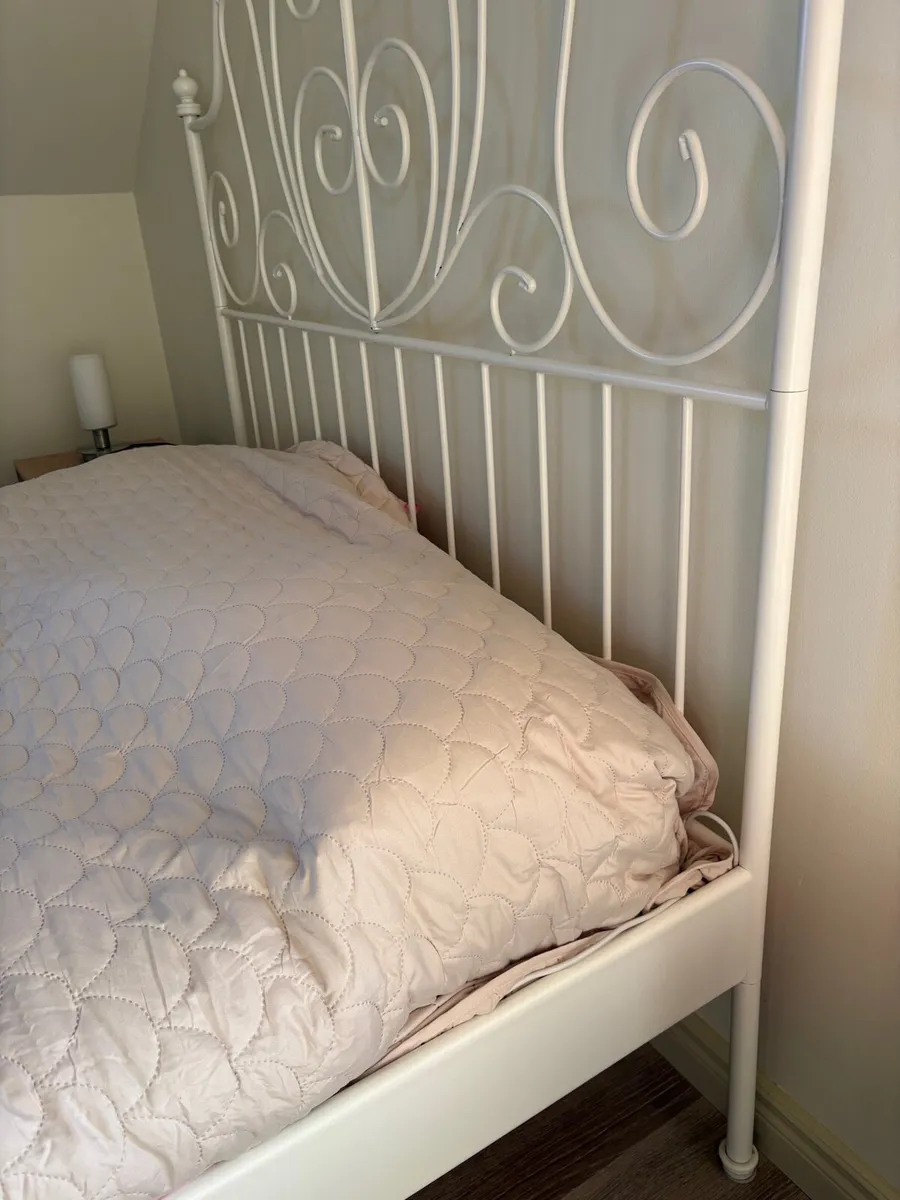 Bed frame; standard double metal (x2) - Image 3