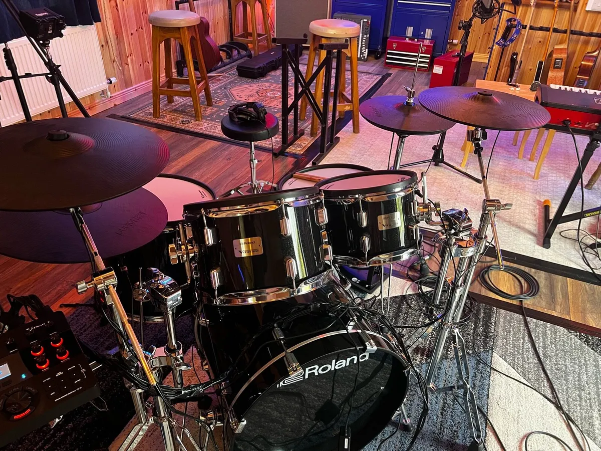 Roland V drums with TD-27 module and extras - Image 1