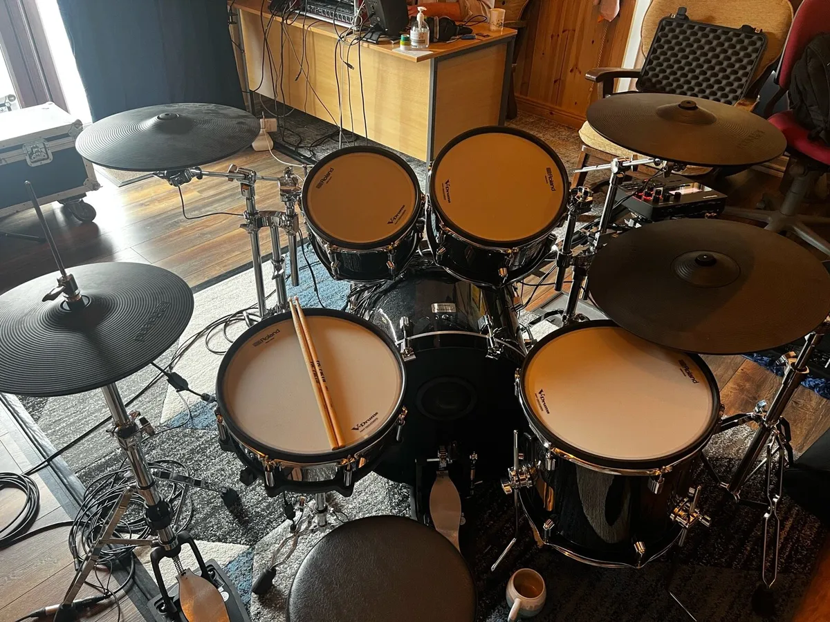 Roland V drums with TD-27 module and extras - Image 2