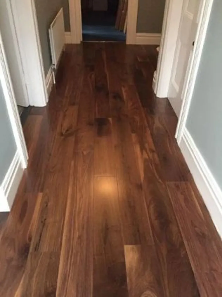 Engineered 4mm Walnut 150mm Flooring - Image 2
