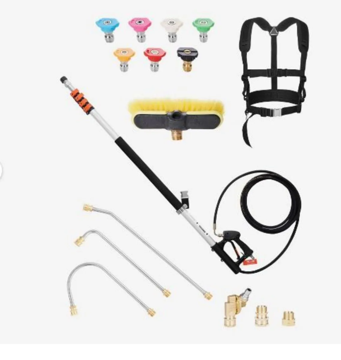 Pressure Washer Telescoping Wand, 24 ft - Image 1