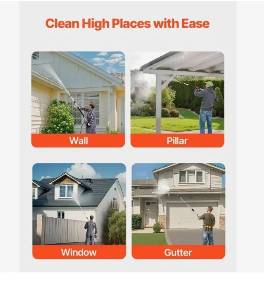 Pressure Washer Telescoping Wand, 24 ft - Image 4