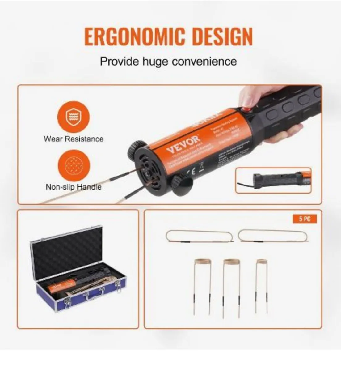 Magnetic Induction Heater Kit, 1000w 220V - Image 3