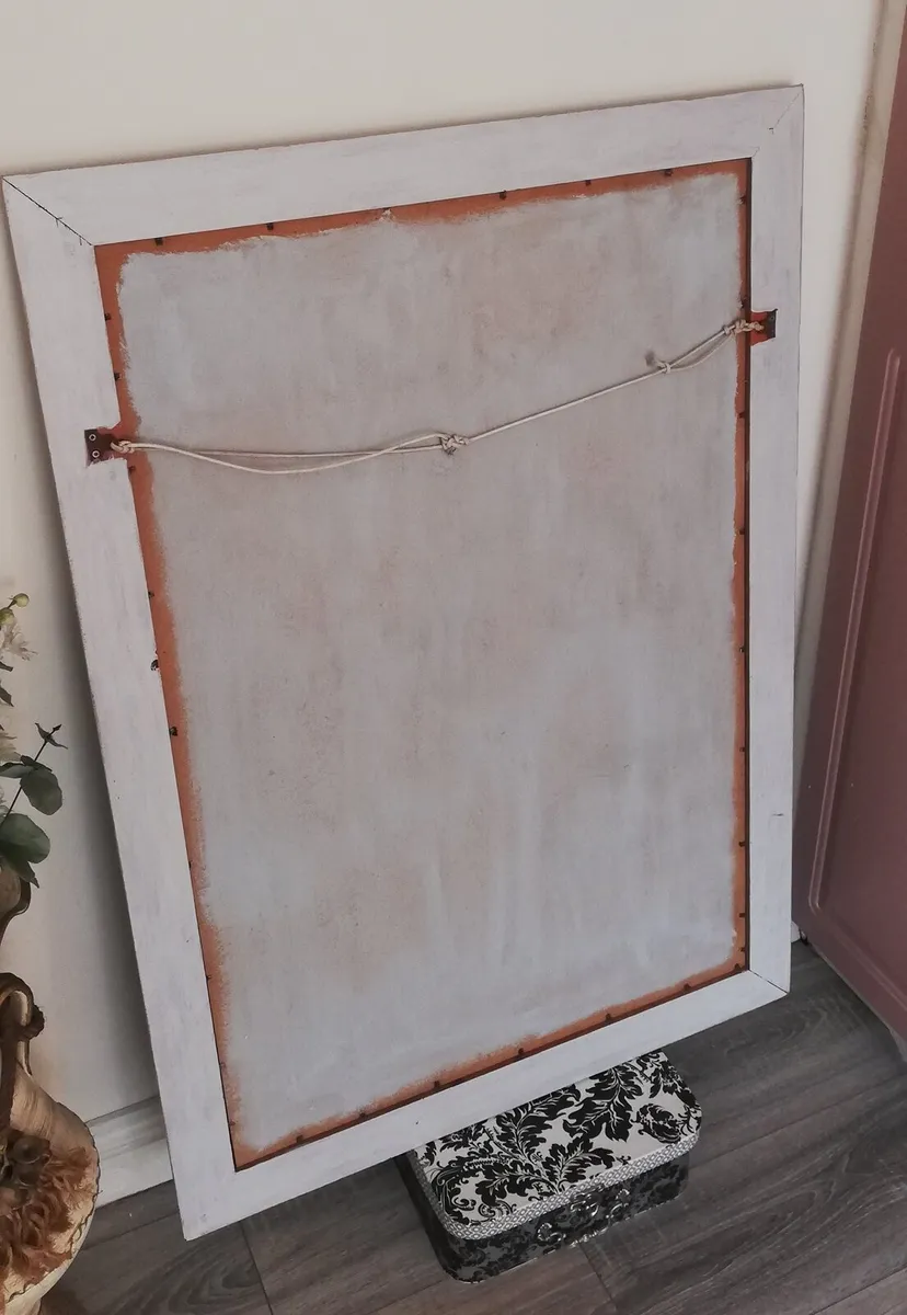 Large solid frame bevel edge Mirror - Image 3