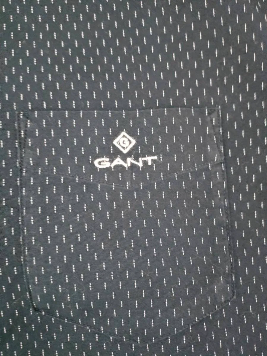 Gant Button Down Patterned Shirt Mens Medium - Image 3