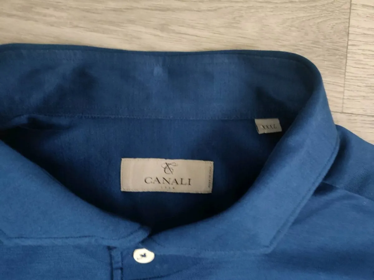 Canali Cotton Jersey Shirt Mens 2XL/3XL - Image 3
