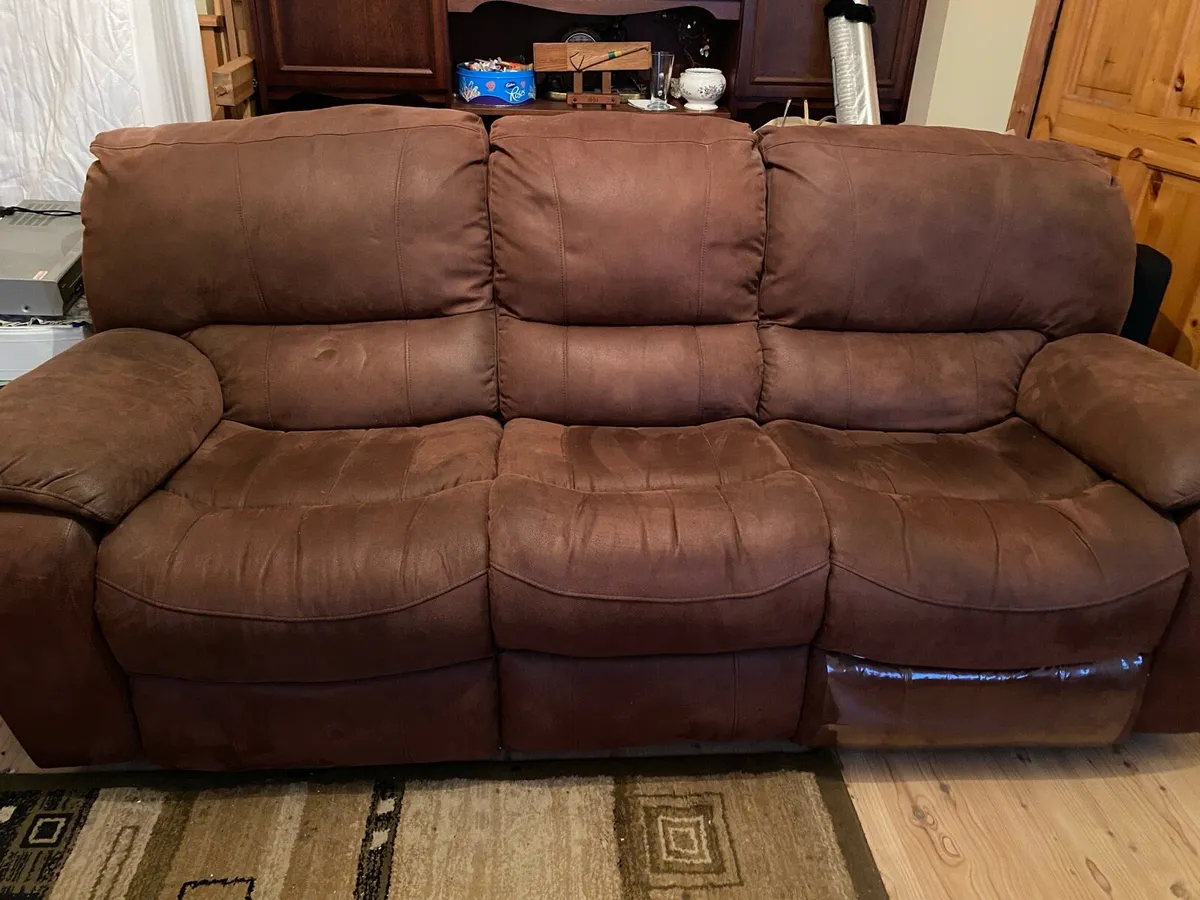 3 Seater Recliner Sofa - Image 4