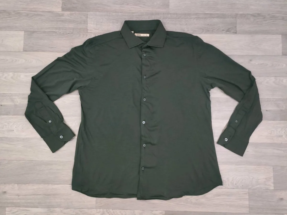 Mauricio Baldessari Virgin Wool Shirt Mens XXL - Image 1