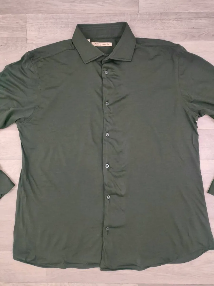 Mauricio Baldessari Virgin Wool Shirt Mens XXL - Image 2