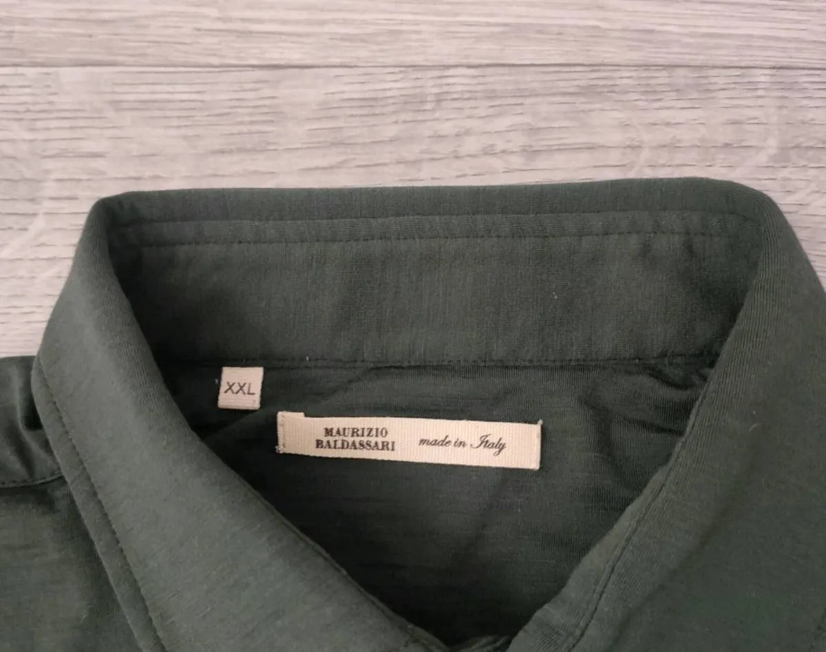Mauricio Baldessari Virgin Wool Shirt Mens XXL - Image 3