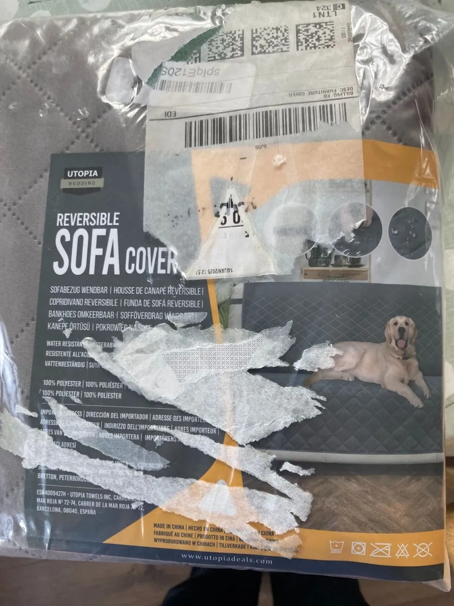 Reversible Sofa Cover, two seater - Image 4