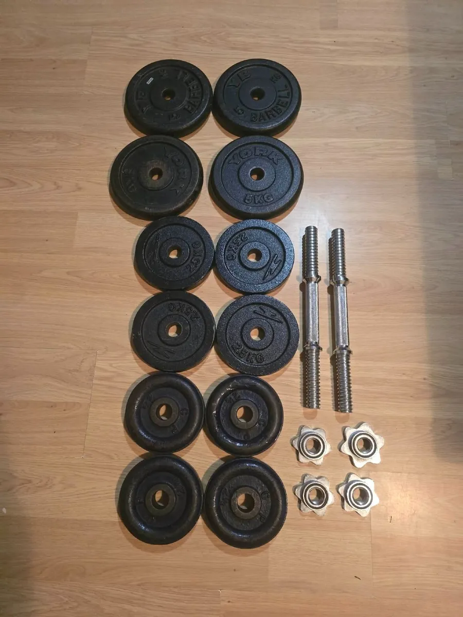 Dumbbells 2×22kg - Image 1