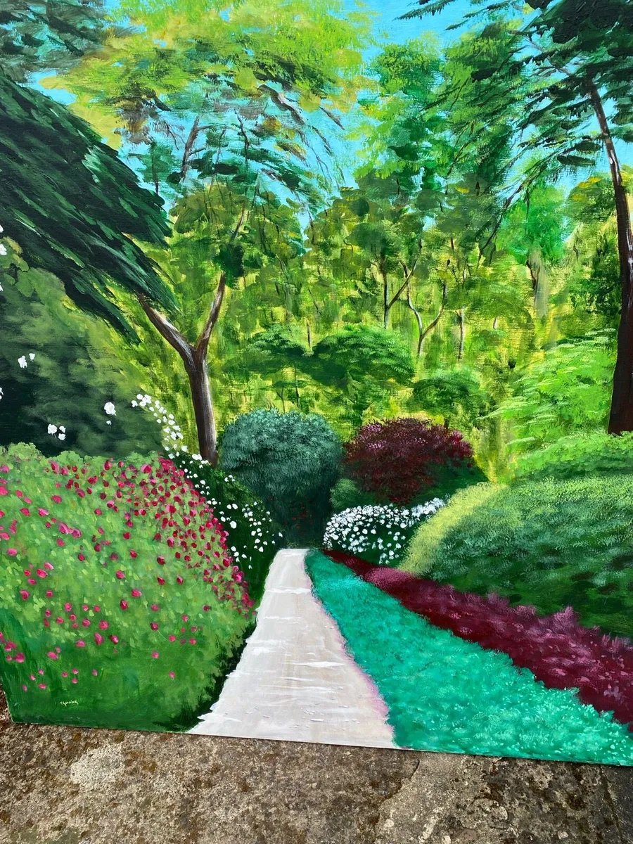 Mount Congreve oil on board by Tony Gunning - Image 3