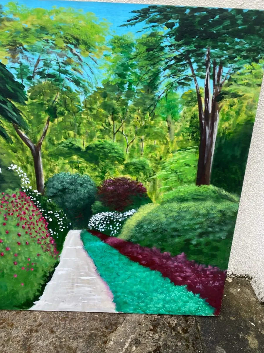 Mount Congreve oil on board by Tony Gunning - Image 1