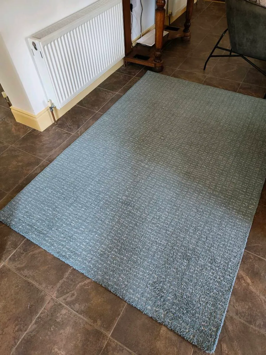 Rug 133cm by 195cm - Blue - Image 1