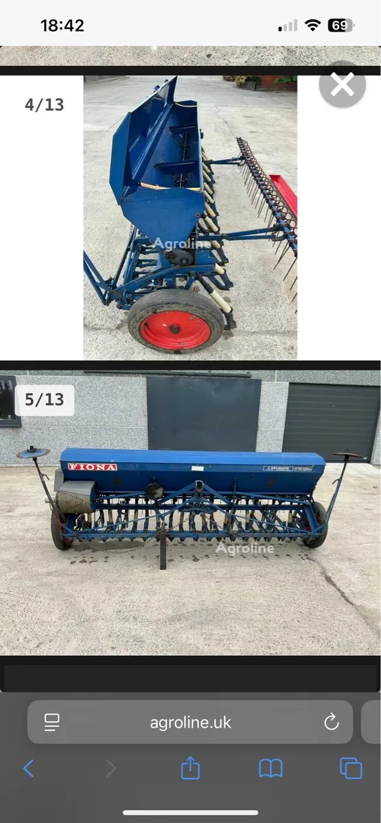 Fiona seed drill, READ ADD - Image 1