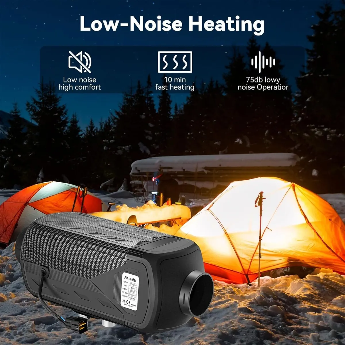 12V 8KW Diesel Heater,LCD, Remote Control - Image 1