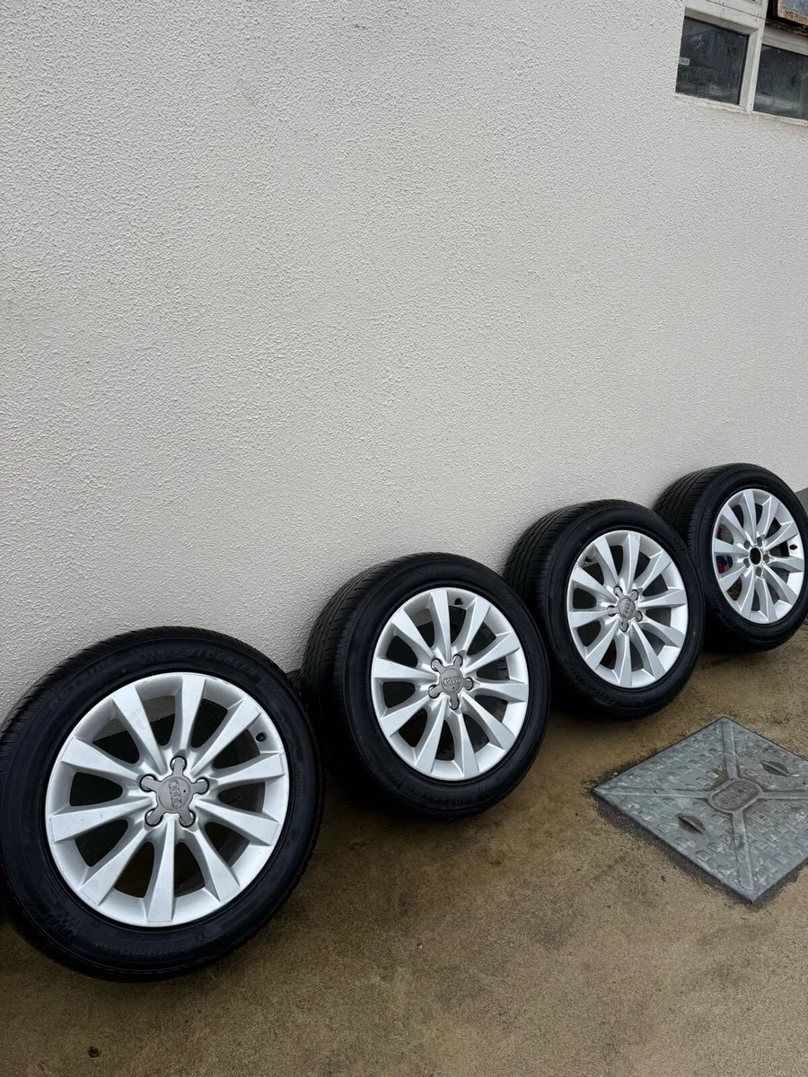 Audi 17” inch alloys 5x112 225/55/17 - Image 1