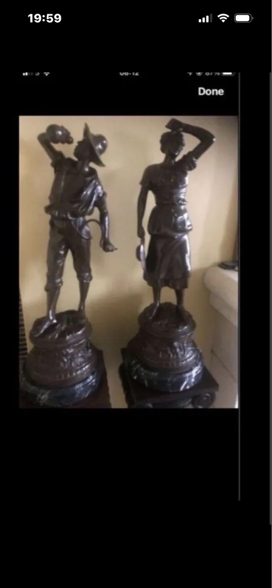 Antique Bronze statues - Image 1