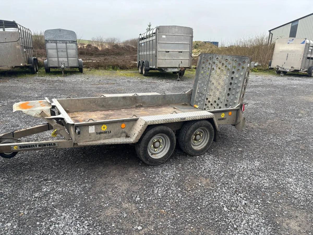 Ivor Williams 9x4 plant trailer - Image 4