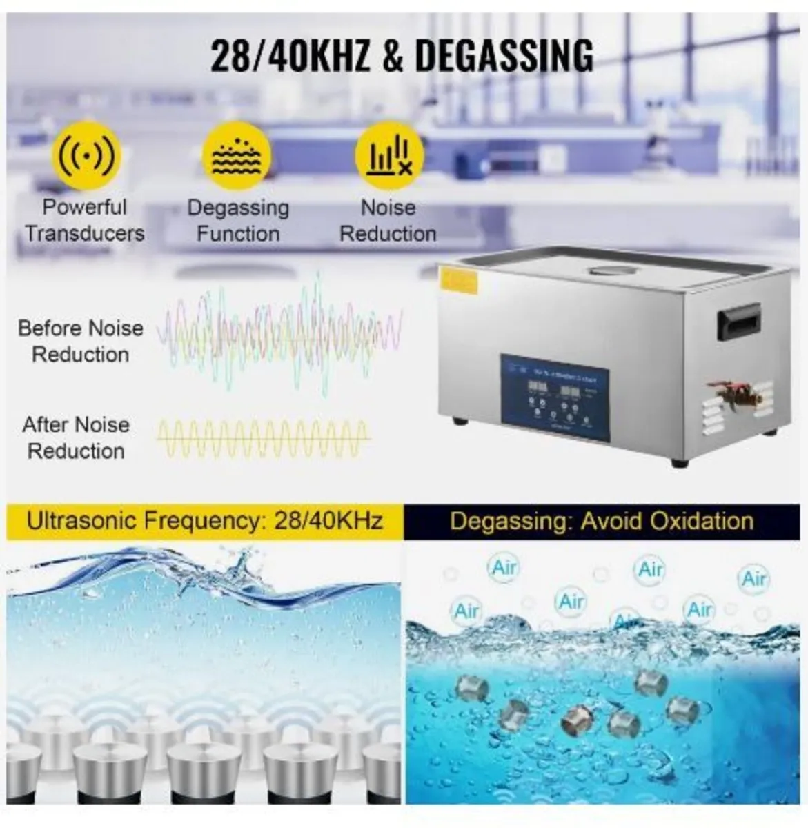 30L Ultrasonic Cleaner Dual Frequency - Image 2