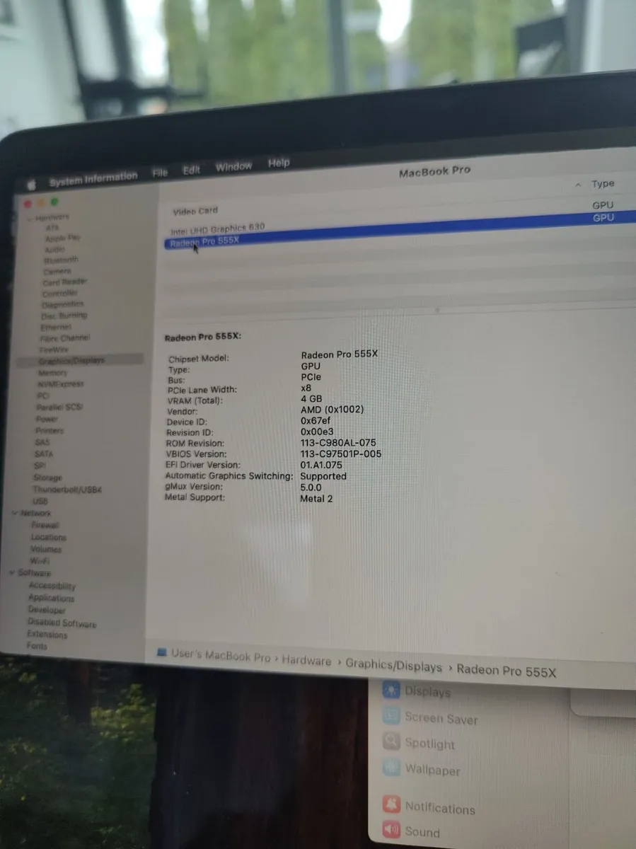 MacBook Pro 15"/i7-8750H/32GB Ram/256GB SSD/Touch - Image 3