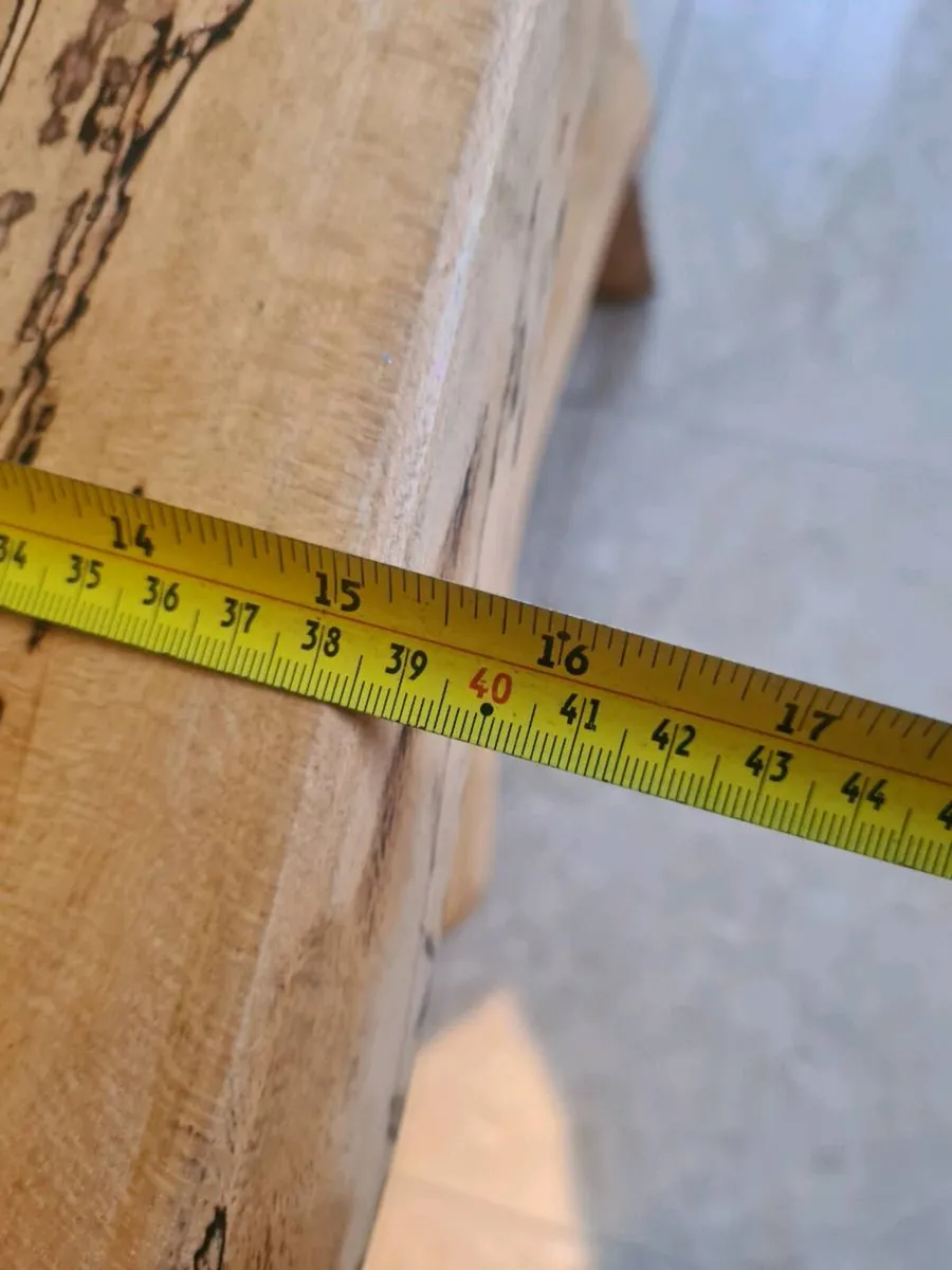Live edge wood spalted coffee table - Image 3