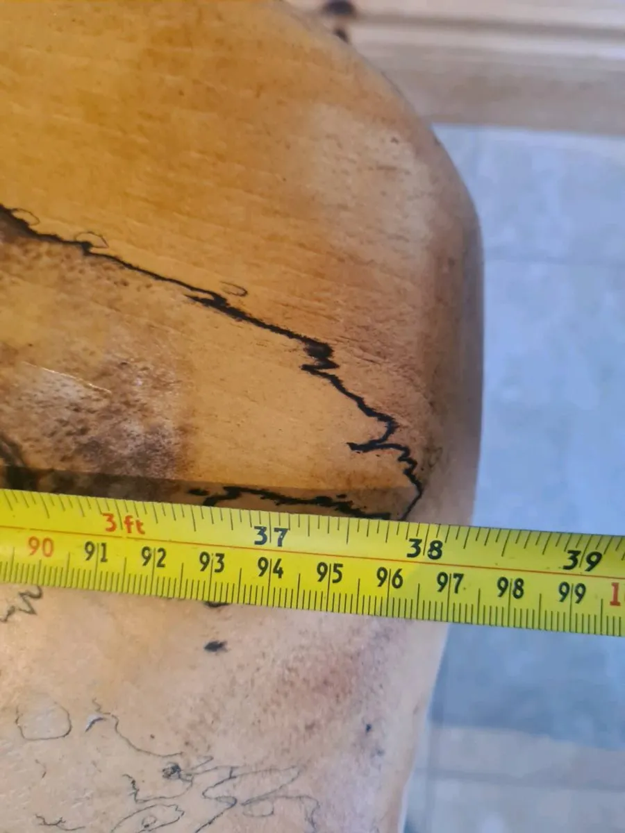 Live edge wood spalted coffee table - Image 4