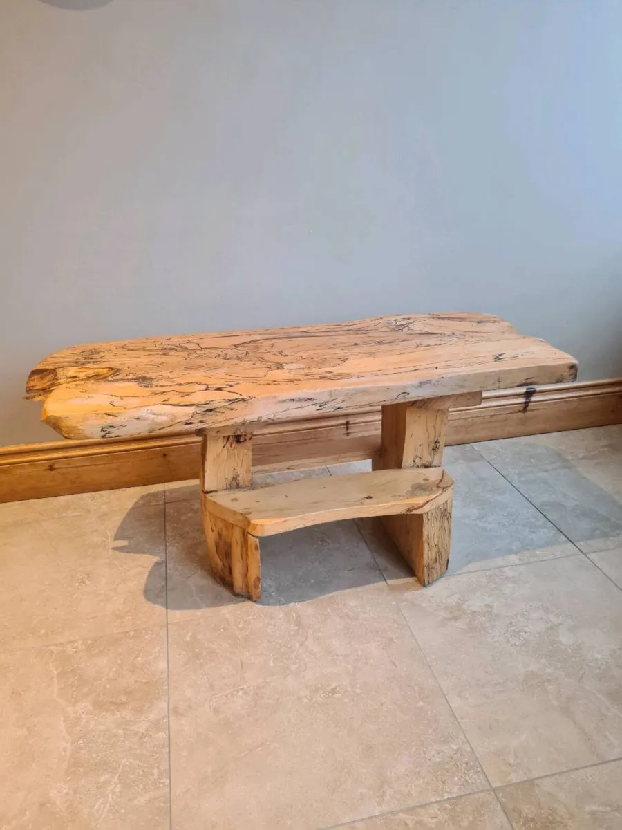 Live edge wood spalted coffee table - Image 1