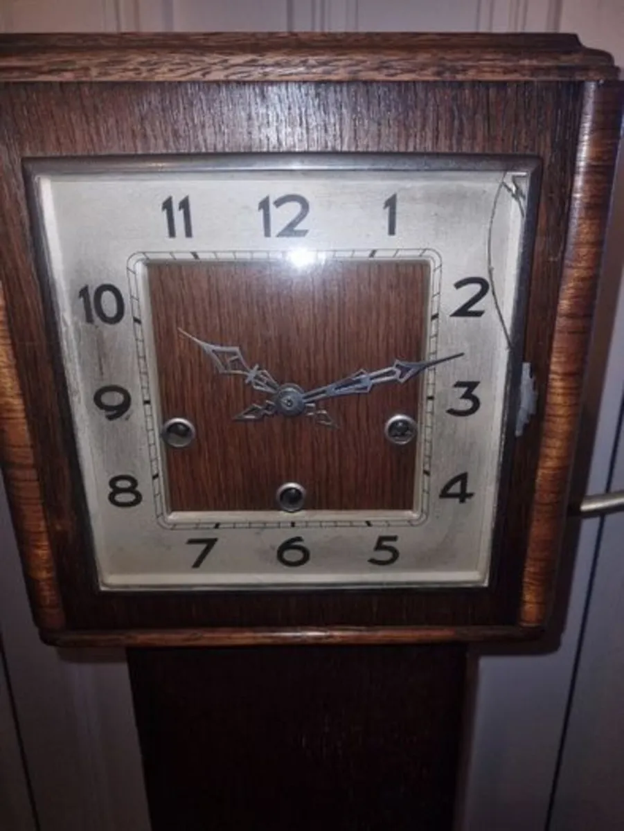 Art Deco Grandmother Clock - Image 2