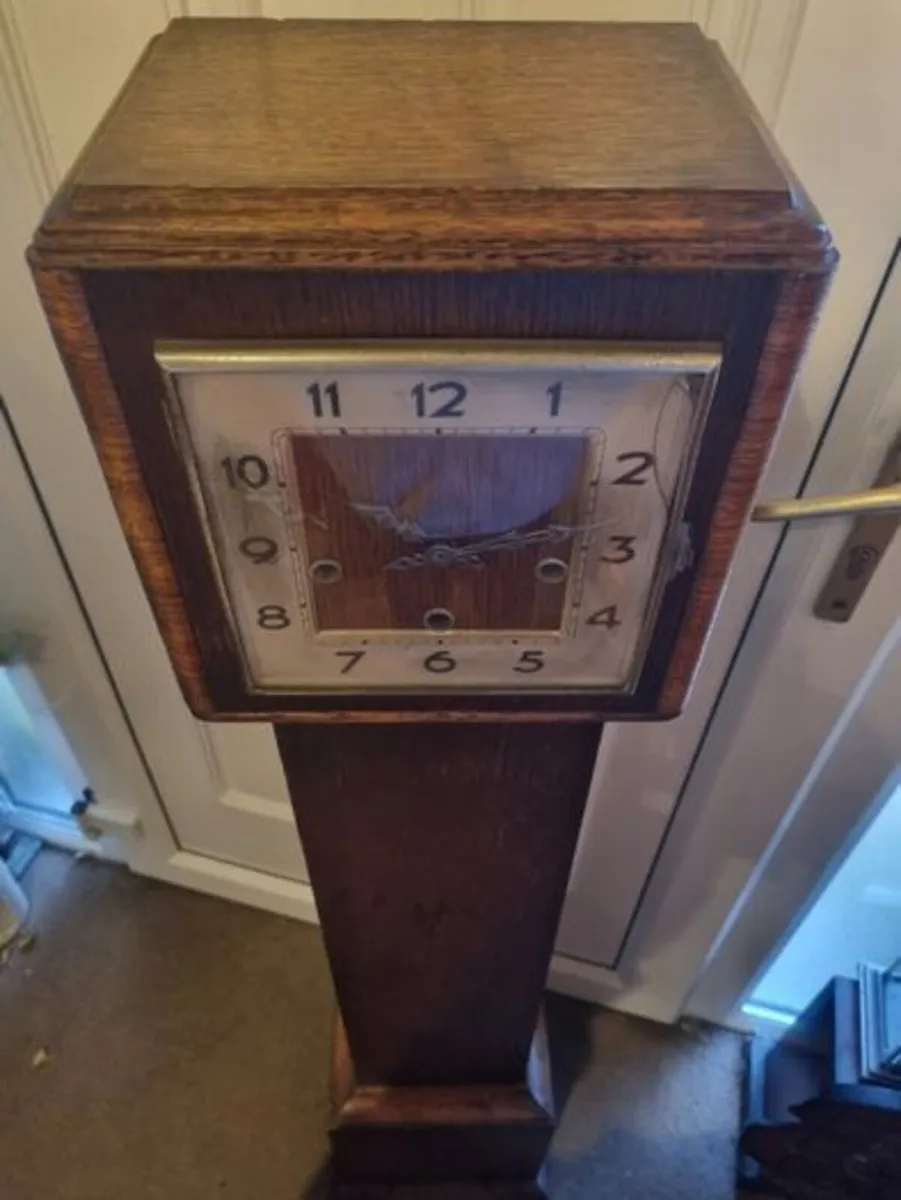 Art Deco Grandmother Clock - Image 4