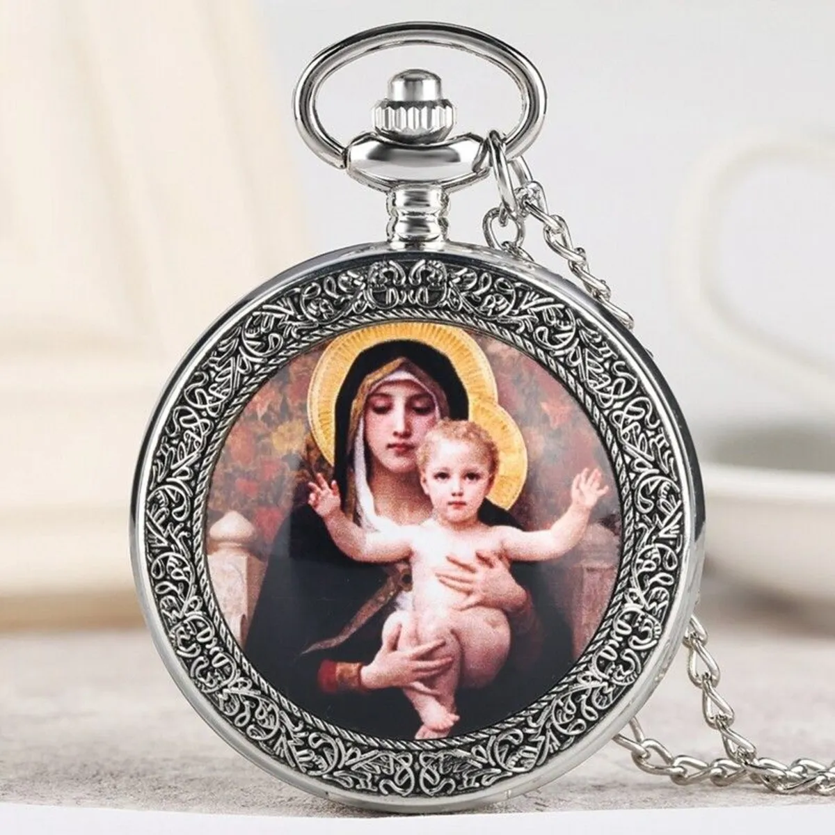 Pocket Watch, Mother And Child, Free Post - Image 1