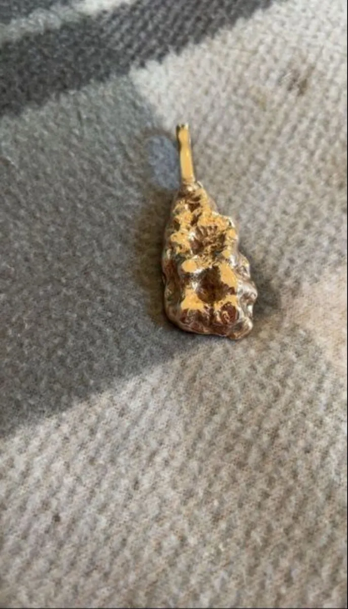 Big 9 Crt Gold Nugget Pendant - Image 2