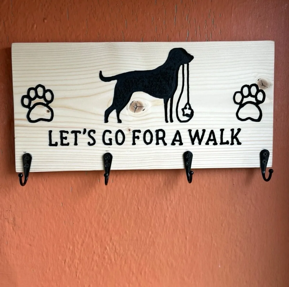 Let’s  Go For A Walk Lead Hanger - Image 2