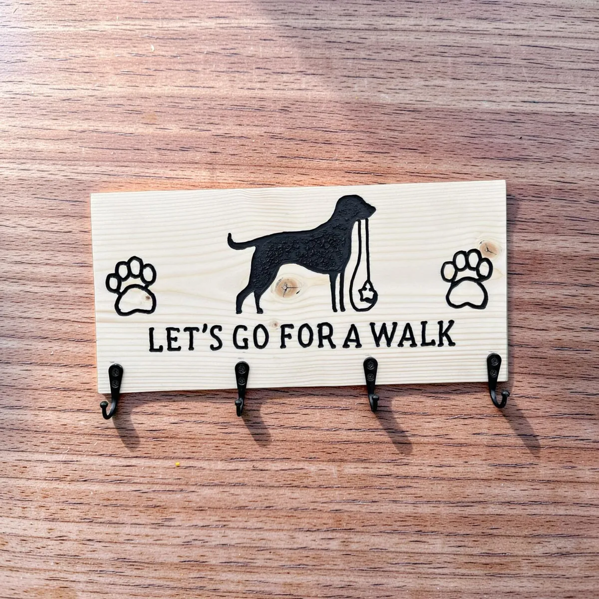 Let’s  Go For A Walk Lead Hanger - Image 1