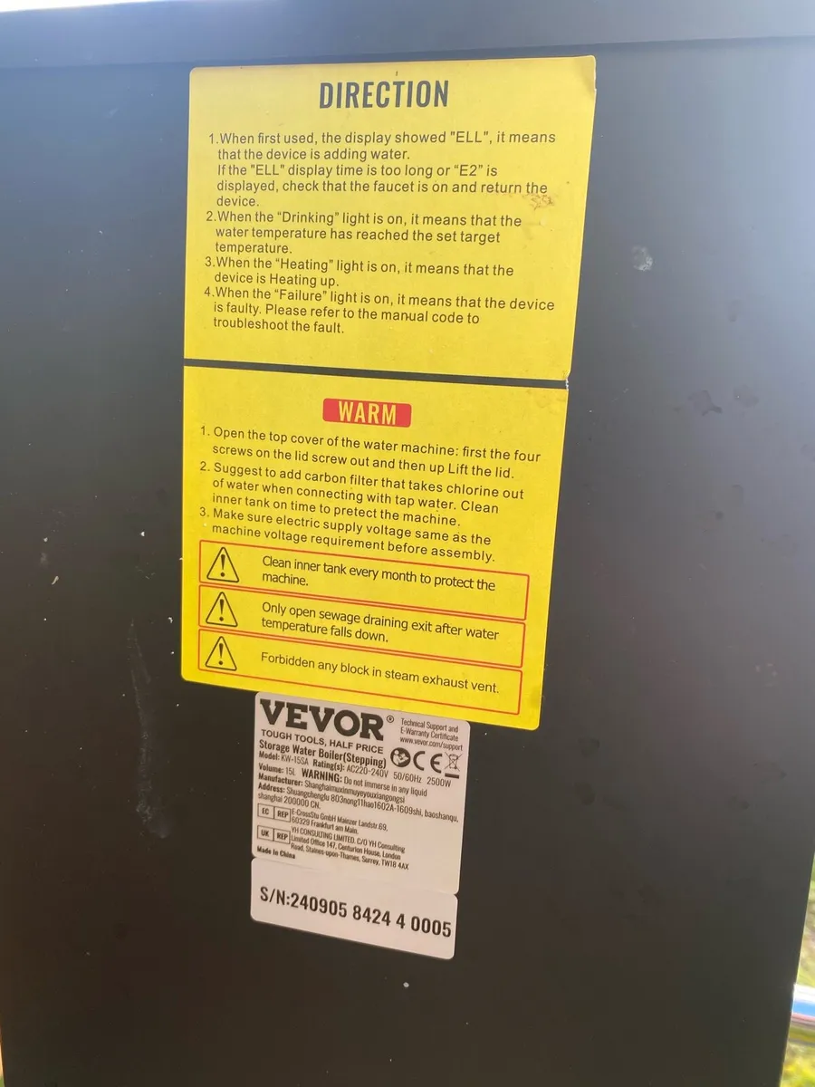 VEVOR Commercial Water Boiler - Image 3