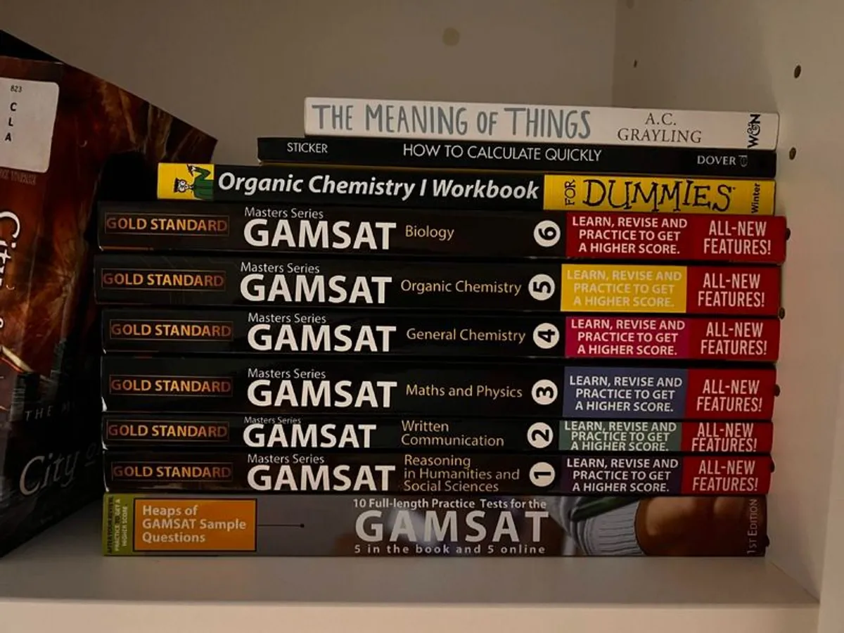 GAMSAT Gold Standard Complete Prep Bundle - Excellent Condition